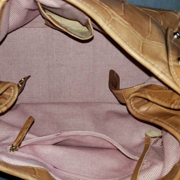 Dooney & Bourke Croco-Embossed Lock Tote - Picture 4 of 6